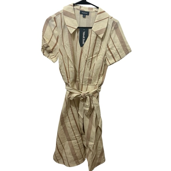 ModCloth Sweet Surprise Faux Wrap Dress Size 6 - Picture 2 of 6